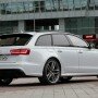 2013 Audi RS6 Avant rear 3/4 view