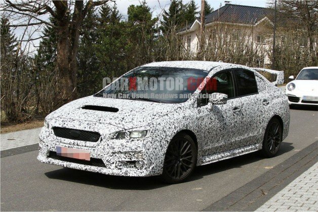 2015 Subaru WRX STI spy photos