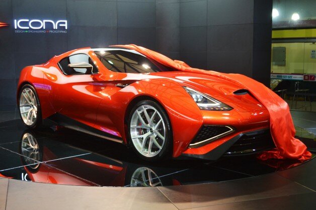 Icona Vulcano live photos at 2013 Shanghai Motor Show