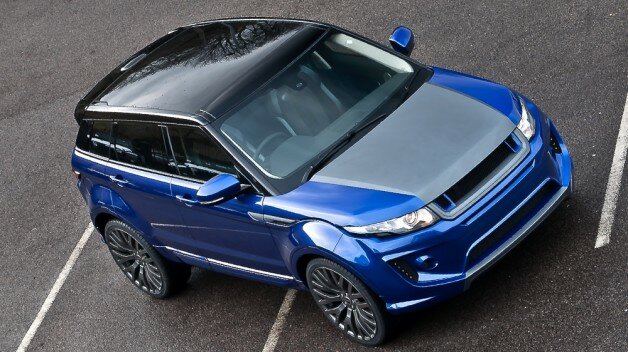 Imperial Blue Range Rover Evoque by A.Kahn Design photo