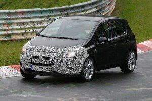 2014 Opel Corsa at Nürburgring car spy photos