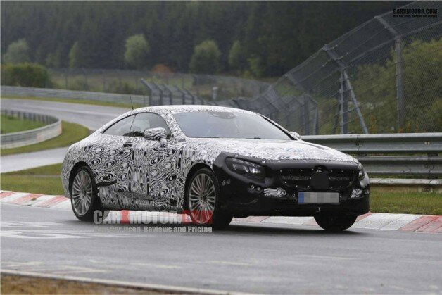 2015 Mercedes-Benz S-Class Coupe - Spy Photos at Nürburgring