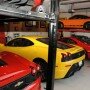 Ferrari and Porsche at Garage Photos