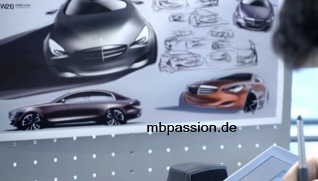 Mysterious Mercedes-Benz rendering surface online, is it the next-generation E-Class