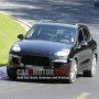 2015 Porsche Cayenne facelift spy photo at Nurburgring