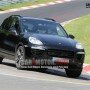 2015 Porsche Cayenne facelift spy photo at Nurburgring