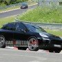 2015 Porsche Cayenne facelift spy photo at Nurburgring