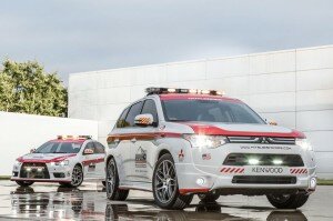 Mitsubishi Safety Vehicles for 2013 Pikes Peak Hill Climb photos