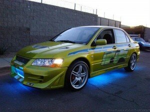 Paul Walker's Mitsubishi Evo from 2 Fast 2 Furious Photos