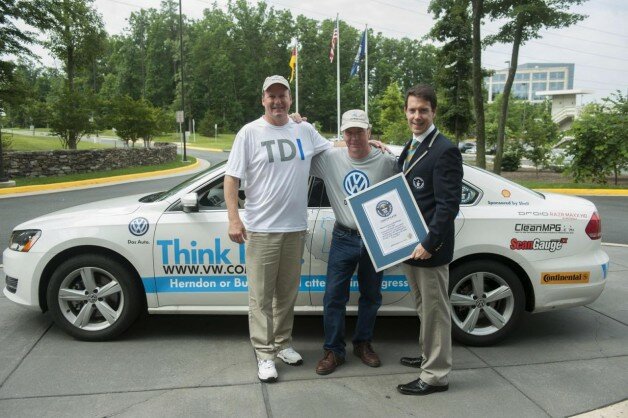 Volkswagen Passat TDI Guinness World Record photos