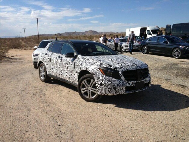 2014 Mercedes-Benz GLA spy photo