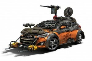 Hyundai Veloster Zombie Survival Machine Photos