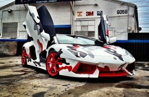 Lamborghini Aventador Chris Brown