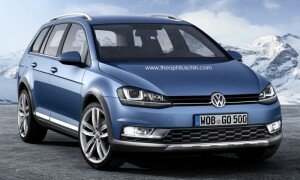 Volkswagen Golf Alltrack render Photos