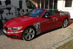 2014 BMW 4-Series Convertible Spy Photos